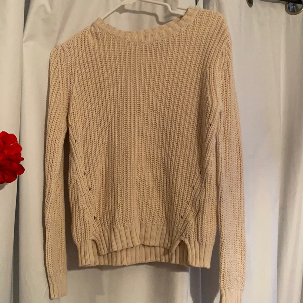 Cream sweater